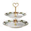 Royal Copenhagen Star Fluted Christmas Tiered Stand