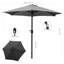 Parasol de marché hexagonal 7,5 pi avec support / base Frankie-Boy-586528579