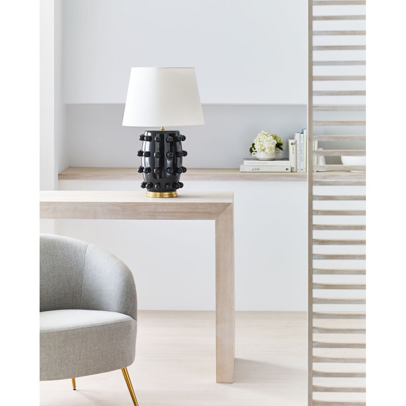 Kelly Wearstler Linden Table Lamp, Black