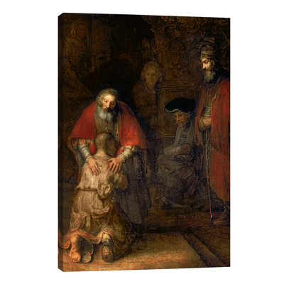 Return Of The Prodigal Son, C.1668-69 by Rembrandt Van Rijn - Wrapped Canvas Painting