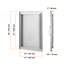 VEVOR 43.2cm W x 5.1cm D Stainless Steel Access Door