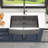 30" L x 21" W Farmhouse/Apron Kitchen Sink Single Bowl 16 Guage Stainless Steel Sink-94678953