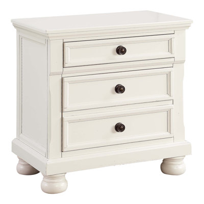 Table de chevet décontractée transitionnelle avec tiroir caché et pieds en chignon, parfaite pour le rangement et le style de la chambre à coucher
