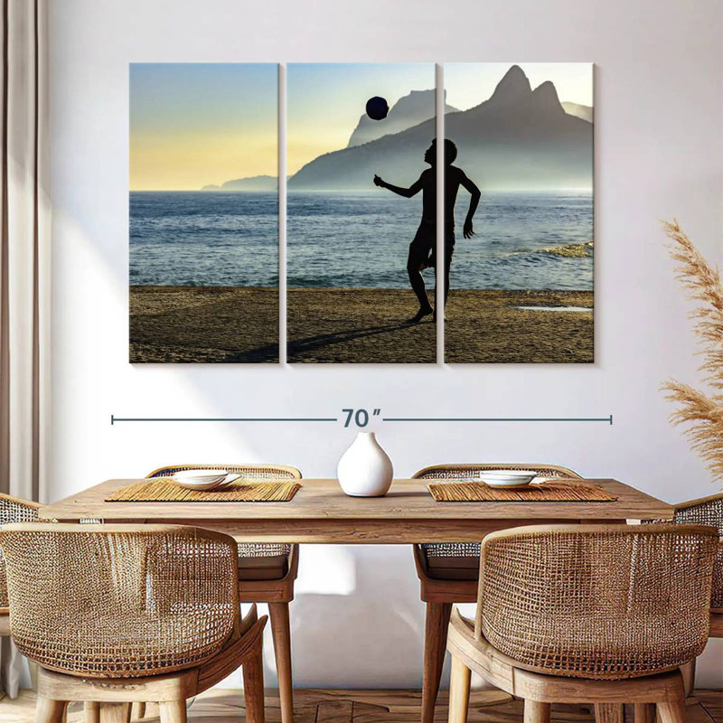 Sireci Beach Soccer, 42" H x 65" W