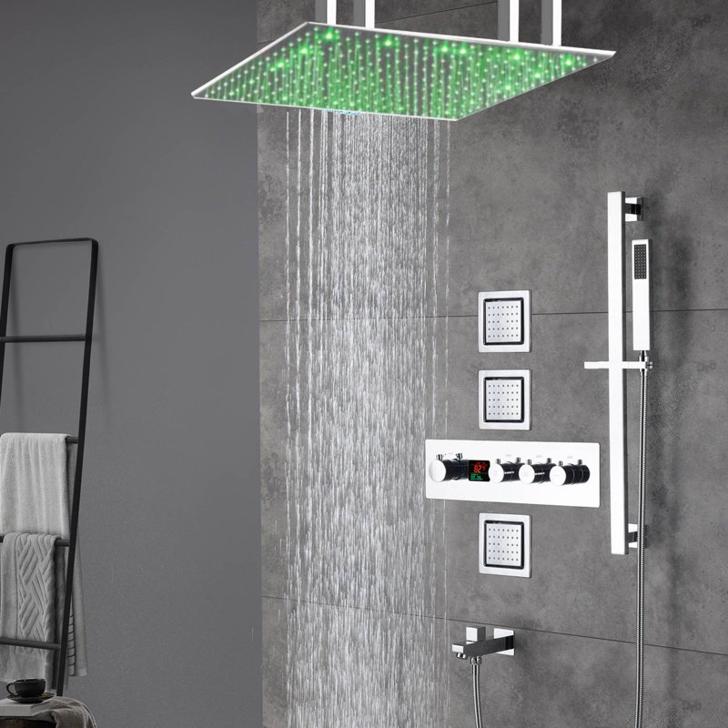 Thermostatic All-In-One Kit with Rough in-Valve