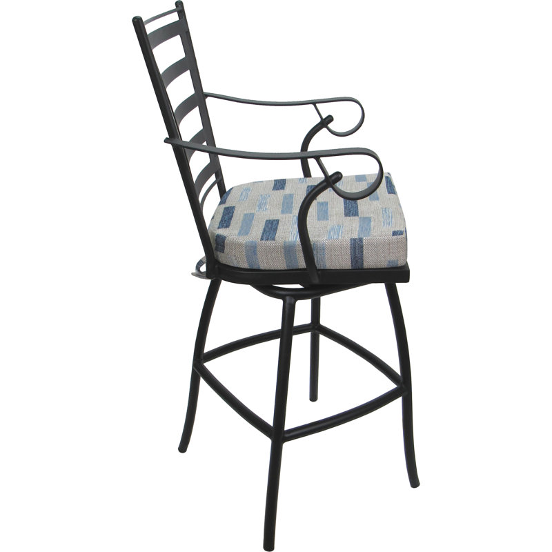 Bloc de tissage bleu, Gris