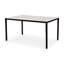 PARSON MARBLE DINING TABLE SMALL BLACK BASE