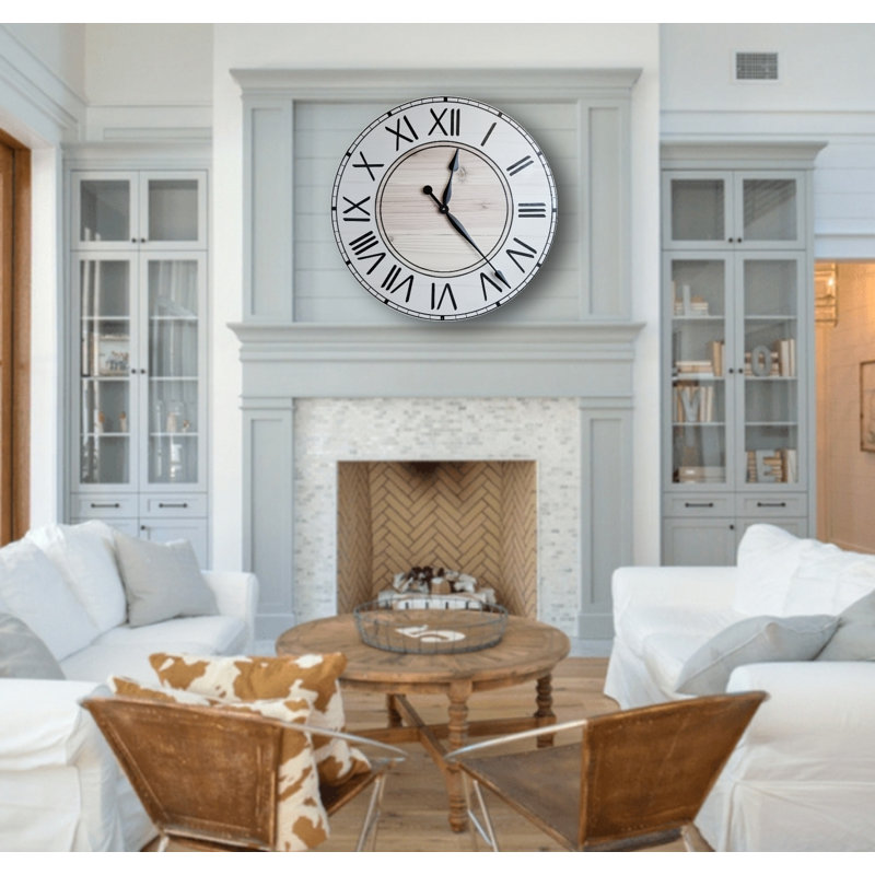 Eliseo Wood Wall Clock, Large