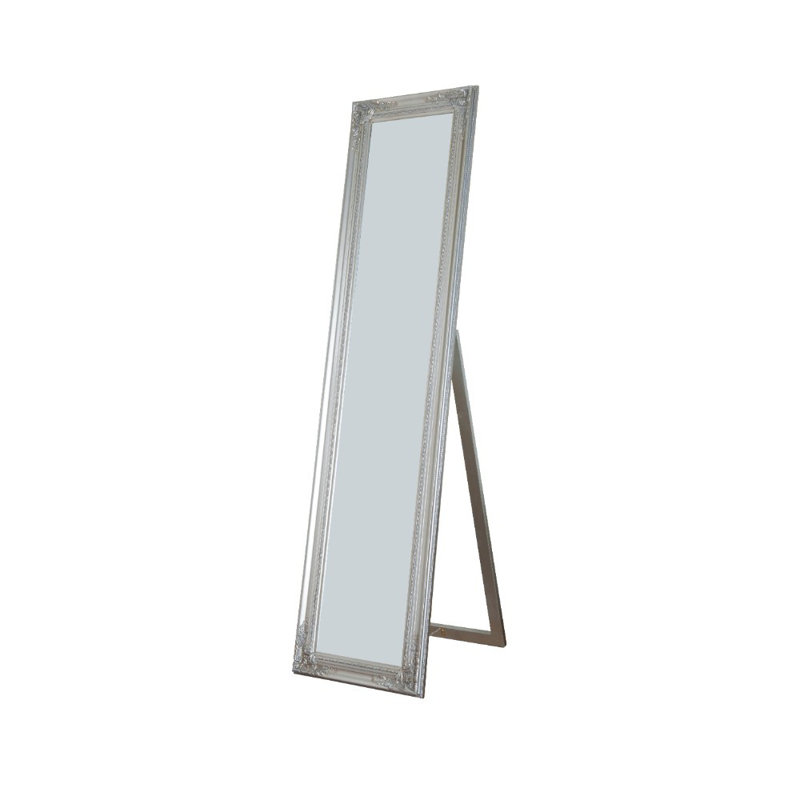 Danielia Floor Mirror, Silver