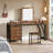 Kiyanni 59'' Vanity Desk with 3 Drawers-716323836