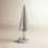 2-Piece Lighted Sparkle Cone Tree Set
