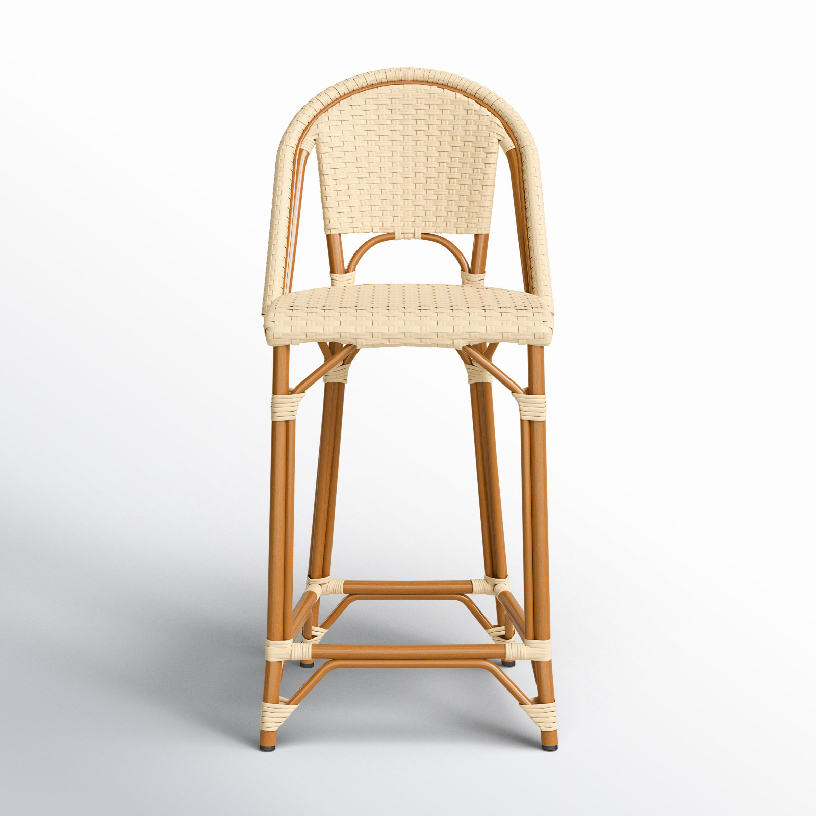 Kesa California 25" Patio Counter Stool, Natural