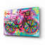  «Pedal Uptown Cruiser» par Dean Russo, art mural en verre acrylique, 16 po x 12 po