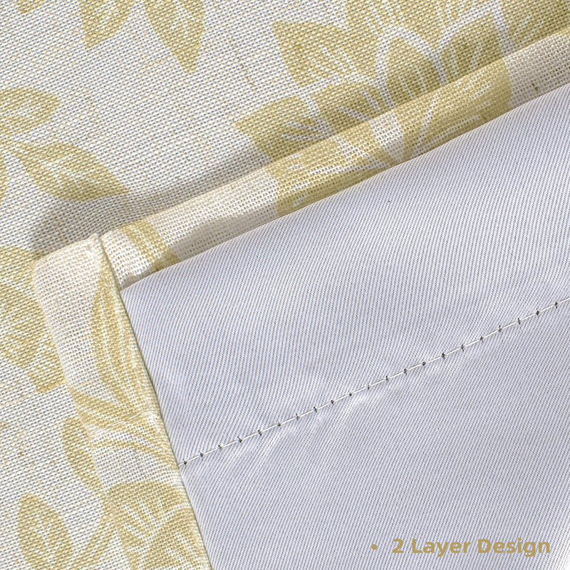Twyla Floral Tailored Window Valance, Ivory/Beige, 52'' W x 18'' L, Floral