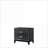 Haiden Weathered Black 2-Drawer Modern Nightstand-2071647662