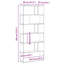 Book Shelf Black Oak 24Cm Engineered Wood-962757085