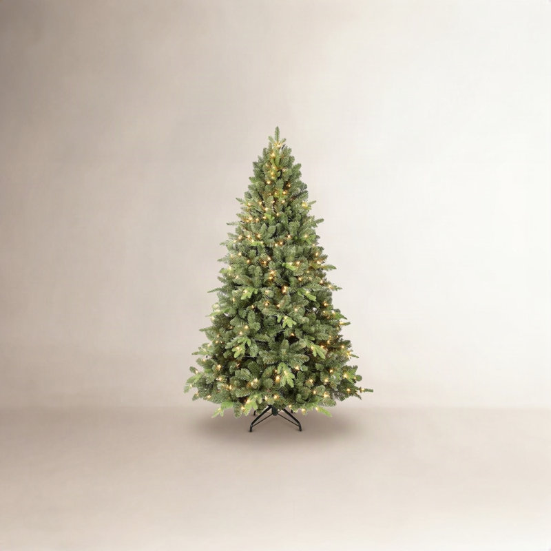Arbre de Noël épinette pré-éclairé, H 7,5 pi