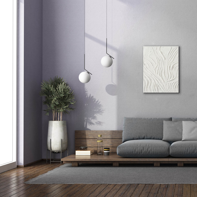 «White Dune» par Design Fabrikken, art mural sur toile, H 34 po x l 26 po