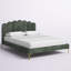 Grand lit plateforme tapissier Bella Padstow-244024822
