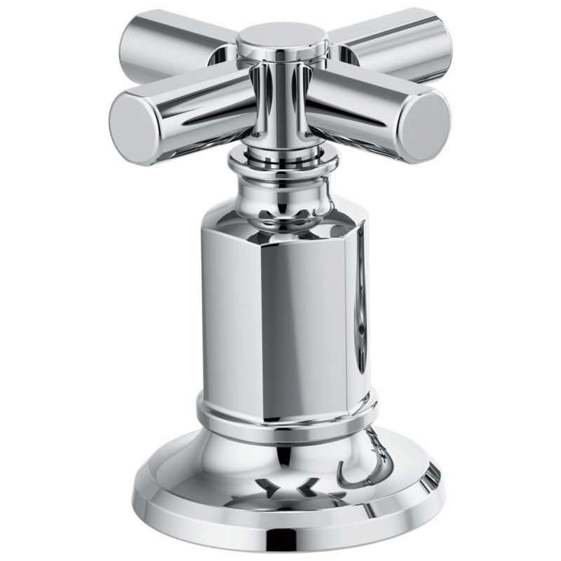 Invari™ Widespread Lavatory Faucet with Column Spout, Polished Chrome, Cross Handle