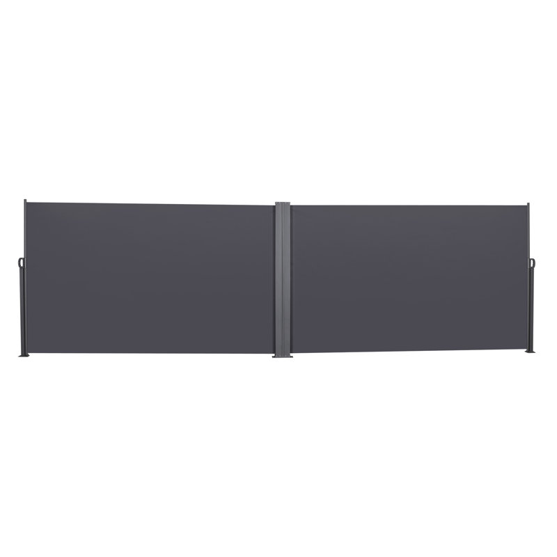 Auvent rétractable pour écran latéral, résistant aux rayons UV, imperméable, écran d'intimité de patio pour jardin, balcon, cour