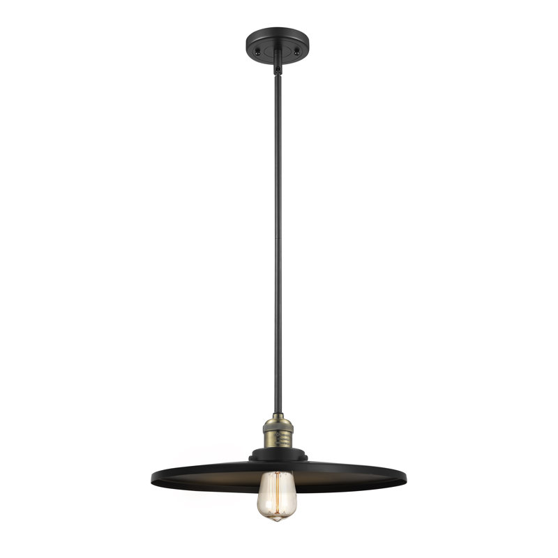 Luminaire suspendu conique à 1 lumière Rouvin