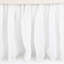 Savannah Linen Gauze White Bed Skirt-31537070