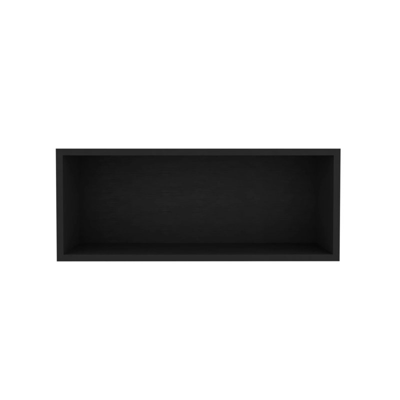 Rock Wall Cabinet With Open Storage