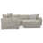 Dikili Upholstered L-Shaped Sectional Symmetrical