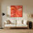 Digital Abstraction 15 Orange Metal Wall Art-415923781