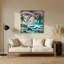 Art mural hawaïen arc-en-ciel gris en métal-981564598