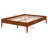 Sturdy Wood Platform Bed Frame Featuring Wood Slat and Metal Support-1897872210