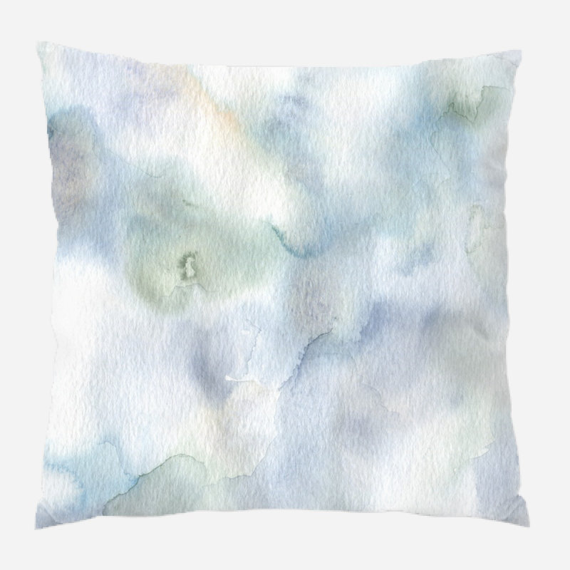 Housse et insert de coussin extérieur carré Mcvey, Microsuède, Intérieur