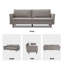 Cicero 204Cm Linen Flared Arm Sofa-981667556