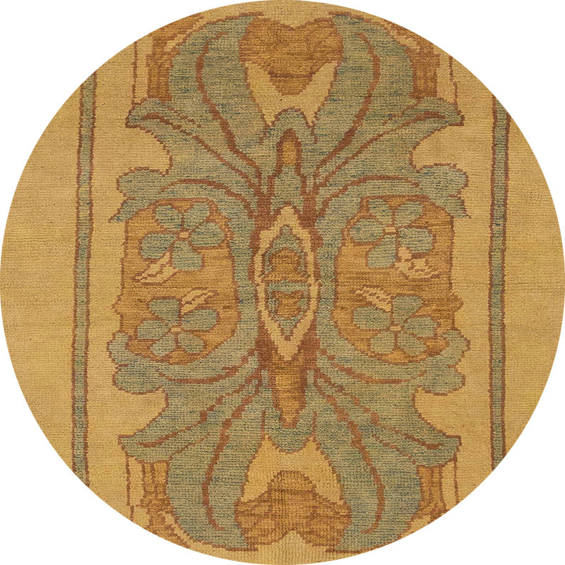 Tapis abstrait moderne 1687, Rond 8 pi