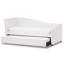 Lit simple en bois massif avec couchette Brideshead