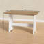 Ensemble de coin-repas rembourré pour 5 personnes avec rangement caché, table de salle à manger en bois de style campagnard et bancs rembourrés en forme de L pour la cuisine et les meubles peu encombrants