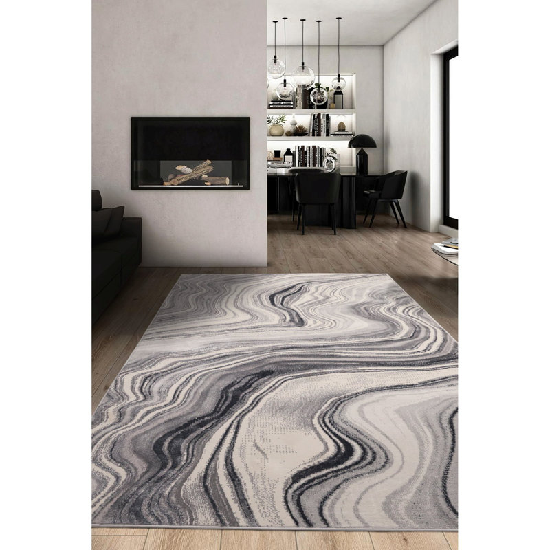 Abstract Area Rug, Rectangle 120 x 170 cm