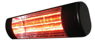 Qualls Electric Ceiling Mounted Patio Heater, Black