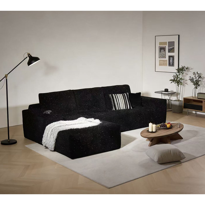 Cloud Modular Sectional Sofa With Convertible Bed And No-Assembly Design
