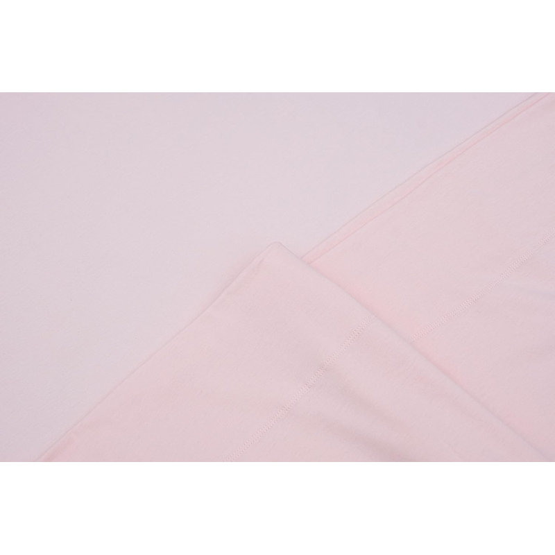 Drap 100% coton jersey plat seulement - très doux - ajustement facile - confortable, Rose