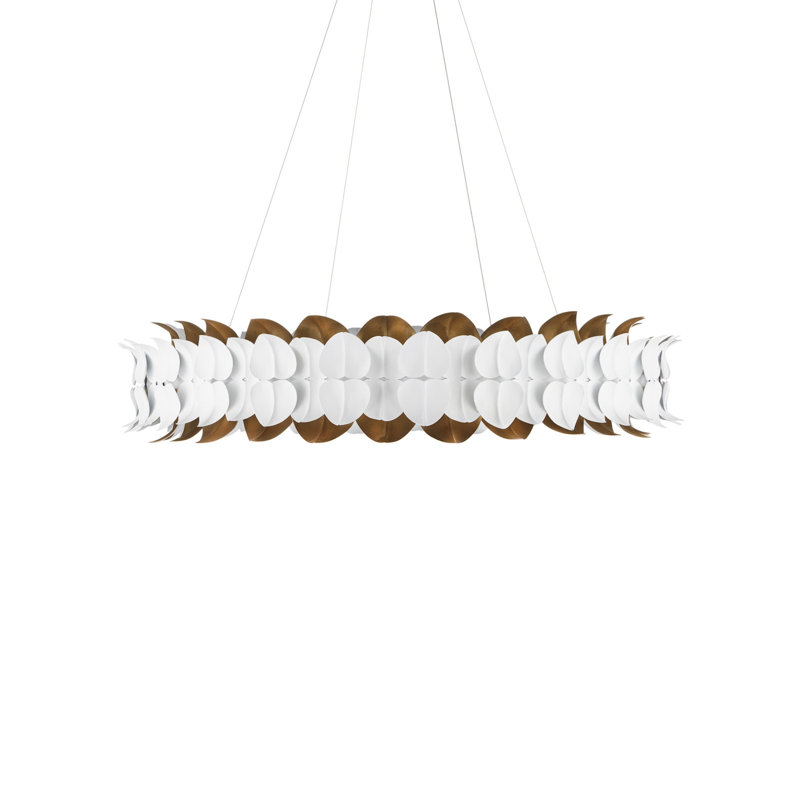 Aventine 1 - Light Wrought Iron LED Chandelier