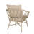 Patio Chairs - Pe And Iron Frame, Seat Covers, 26.50"W X 25.50"D 28.75"H, 15.69 Lb Product Weight Chair Collection Weave, Water- Cushion Tops, 28.75"H 25.50"D, 19.5 In Package Height