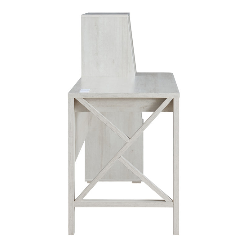 Bureau de direction avec huche Theo, Chêne blanc