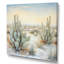 Cactus Charm In Winter I - Cactus Wall Art Living Room-95868029-95868037