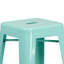 Kai Industrial Style Bar Stool - Set of 4 - Modern Metal Counter or Bar Height-1385812508-1394825072