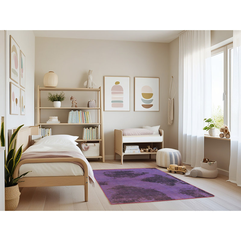 Tapis abstrait moderne 1366, Rectangle 4 pi x 6 pi