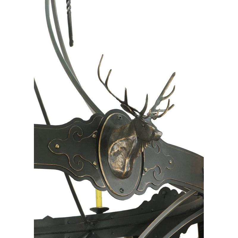 Rustic Lodge 12 - Light Chandelier