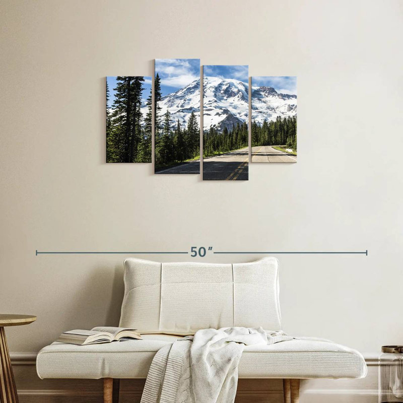 Mehar Road To Mount Rainier, H 22 po x l 36 po