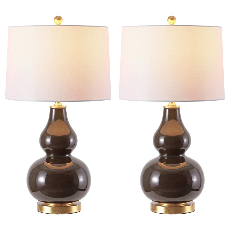 Ensemble de 2 lampes de table Tamara, Brown